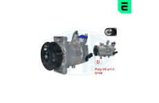 Kompresor, klimatizace ERA 670007