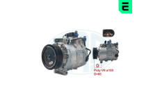 Kompresor, klimatizace ERA 670008