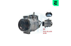 Kompresor, klimatizace ERA 670009