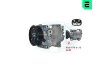 Kompresor, klimatizace ERA 670040