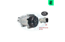 Kompresor, klimatizace ERA 670081