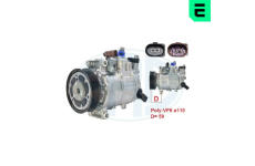 Kompresor, klimatizace ERA 670121