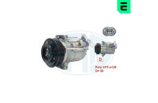 Kompresor, klimatizace ERA 670124