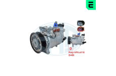 Kompresor, klimatizace ERA 670183
