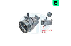 Kompresor, klimatizace ERA 670189