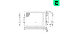 Chladic nizke teploty, chladic plniciho vzduchu ERA 672152