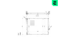 Chladič, chlazení motoru ERA 673015