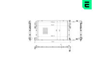 Chladič, chlazení motoru ERA 673050