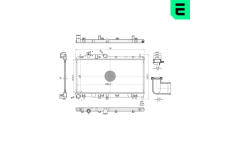 Chladič, chlazení motoru ERA 673089