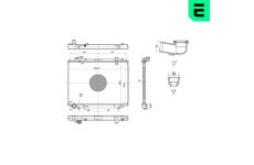 Chladič, chlazení motoru ERA 673099