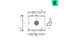 Chladič, chlazení motoru ERA 673116