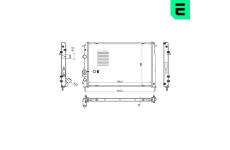 Chladič, chlazení motoru ERA 673156