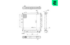 Chladič, chlazení motoru ERA 673206