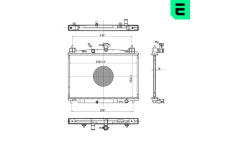 Chladič, chlazení motoru ERA 673233