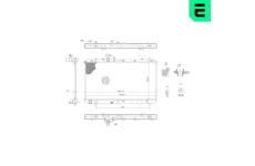 Chladič, chlazení motoru ERA 673254