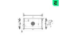 Chladič, chlazení motoru ERA 673257