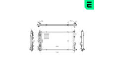 Chladič, chlazení motoru ERA 673268