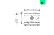 Chladič, chlazení motoru ERA 673276