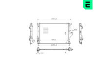 Chladič, chlazení motoru ERA 673292