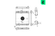 Chladič, chlazení motoru ERA 673318