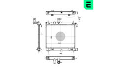 Chladič, chlazení motoru ERA 673387