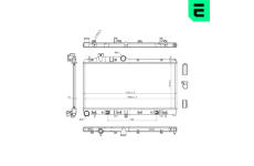 Chladič, chlazení motoru ERA 673399