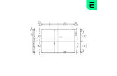 Chladič, chlazení motoru ERA 673405