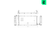 Chladič, chlazení motoru ERA 673462