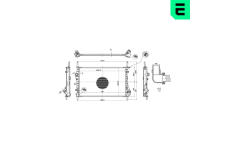 Chladič, chlazení motoru ERA 673477