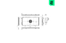 Chladič, chlazení motoru ERA 673518