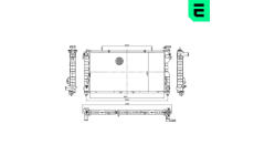 Chladič, chlazení motoru ERA 673564