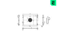 Chladič, chlazení motoru ERA 673573