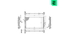 Chladič, chlazení motoru ERA 673585