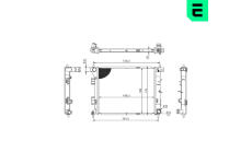 Chladič, chlazení motoru ERA 673592