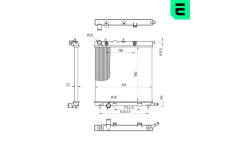 Chladič, chlazení motoru ERA 673611