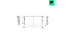 Chladič, chlazení motoru ERA 673628