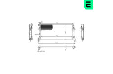 Chladič, chlazení motoru ERA 673632