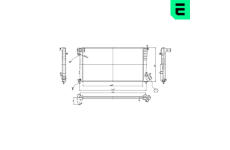 Chladič, chlazení motoru ERA 673672