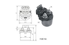 Spínač startéru ZM - RC 234860 ZM