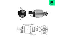 Elektromagnetický spínač, startér ERA ZM1498