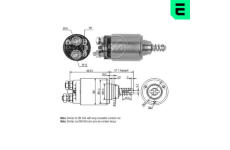 Elektromagnetický spínač, startér ERA ZM1545