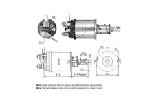 Spínač startéru 25626D Lucas 25626A