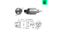 Elektromagnetický spínač, startér ERA ZM1978