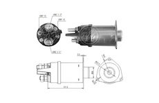 Spínač startéru 10478832 Delco D918A