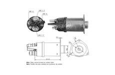 Spínač startéru ZM - Delco 1115625