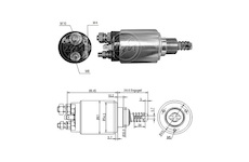 Spínač startéru 0001369020 Bosch 2339402113