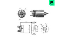 Elektromagnetický spínač, startér ERA ZM2860
