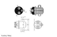 Pomocný spínač startéru ZM - Delco 10514696