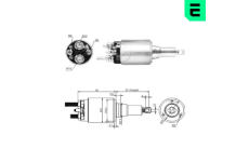 Elektromagnetický spínač, startér ERA ZM3639