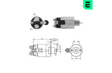 Elektromagnetický spínač, startér ERA ZM3695